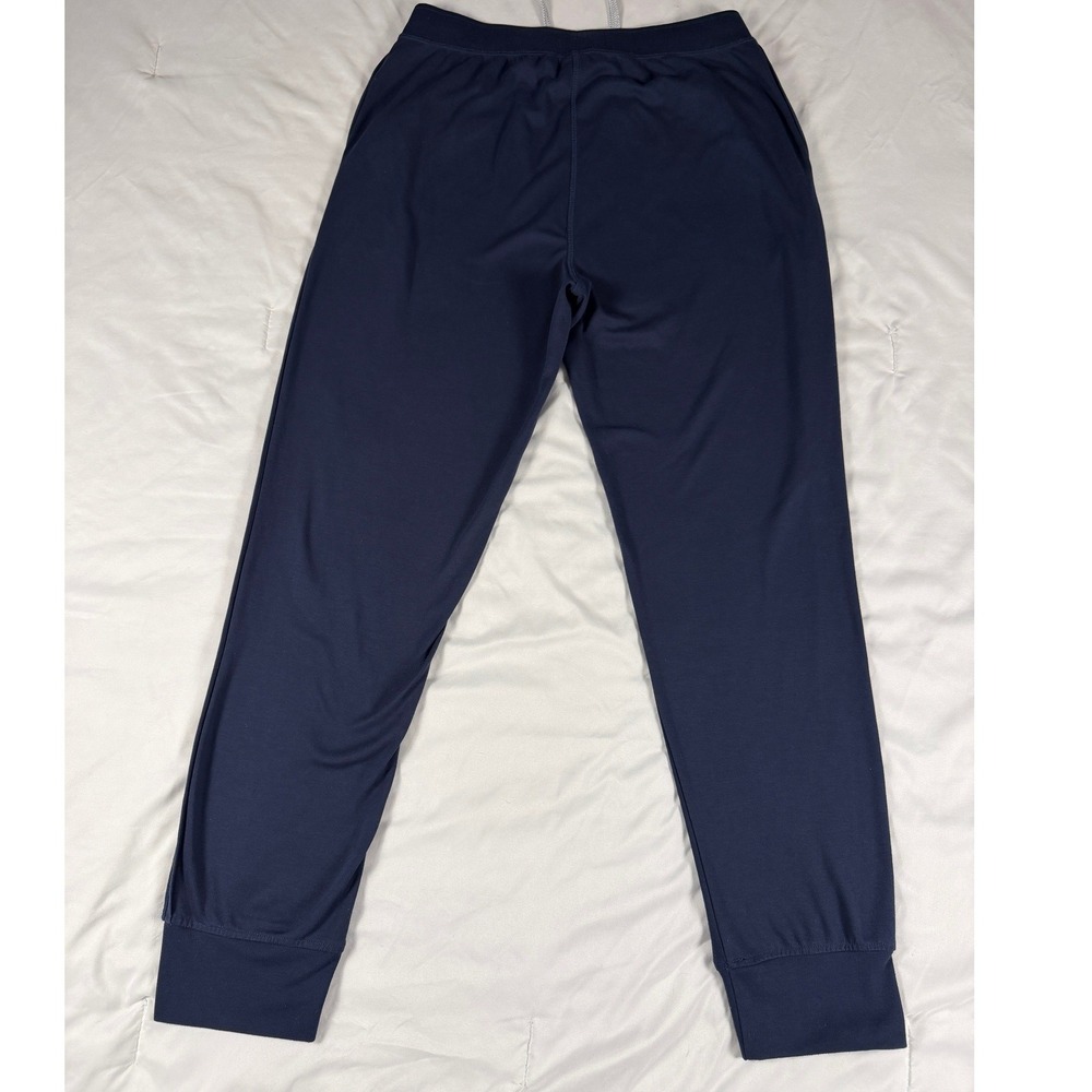 Tommy Bahama Mens Medium Navy Blue Lounge Joggers Coastal Athleisure Minimalist